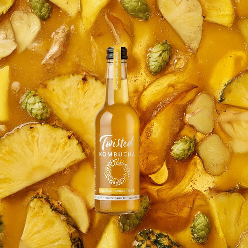 Ginger, Pineapple and Hops Kombucha